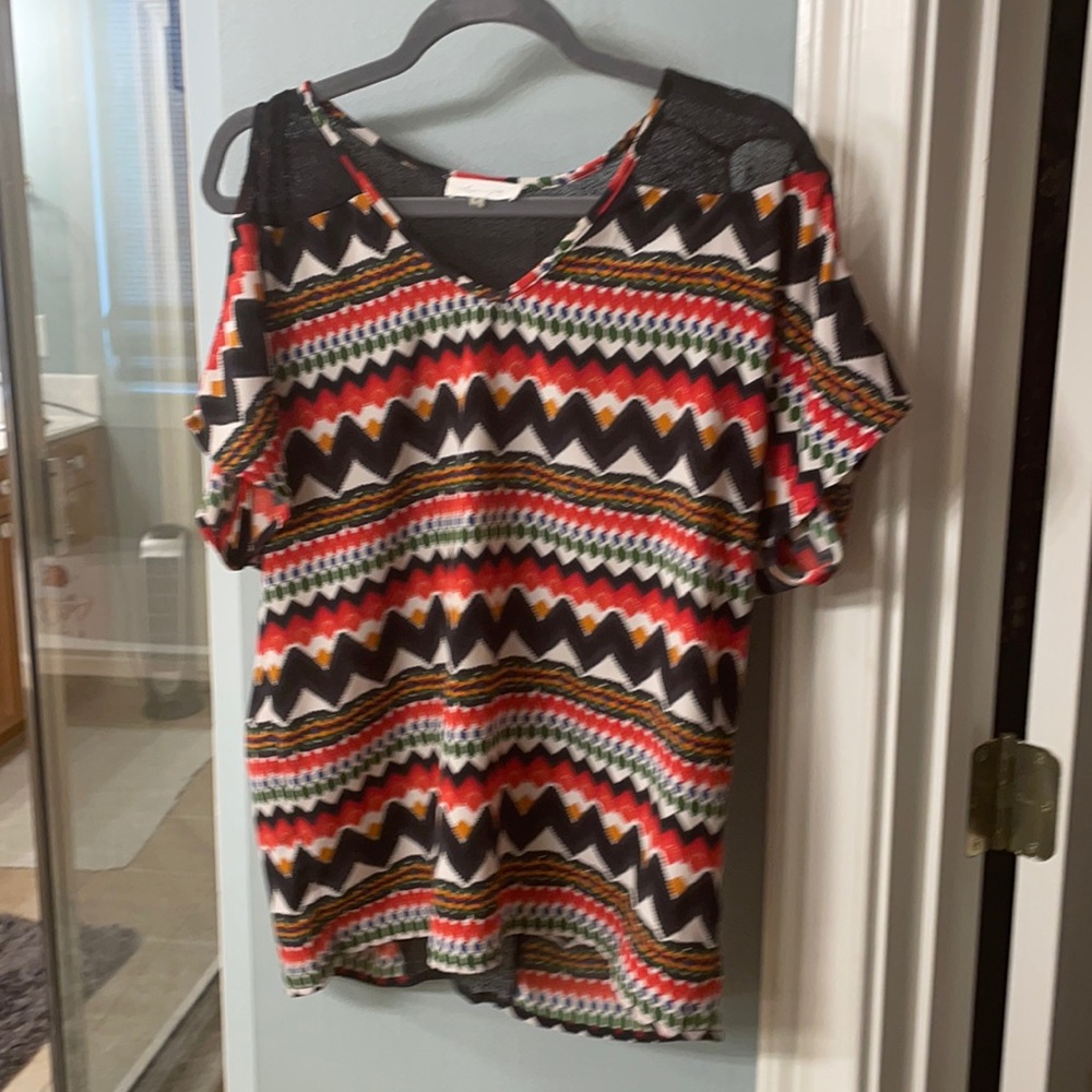 Aztec print shirt